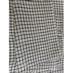 Faux Linen Mesh Sheet Black Lattice Pack 10 Sheets